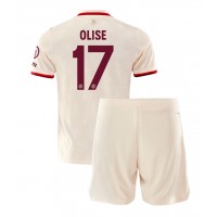 Bayern Munich Michael Olise #17 Tretí Detský futbalový dres 2024-25 Krátky Rukáv (+ trenírky)